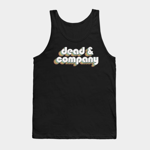 Dead & Company / Rainbow Vintage Tank Top by Jurou